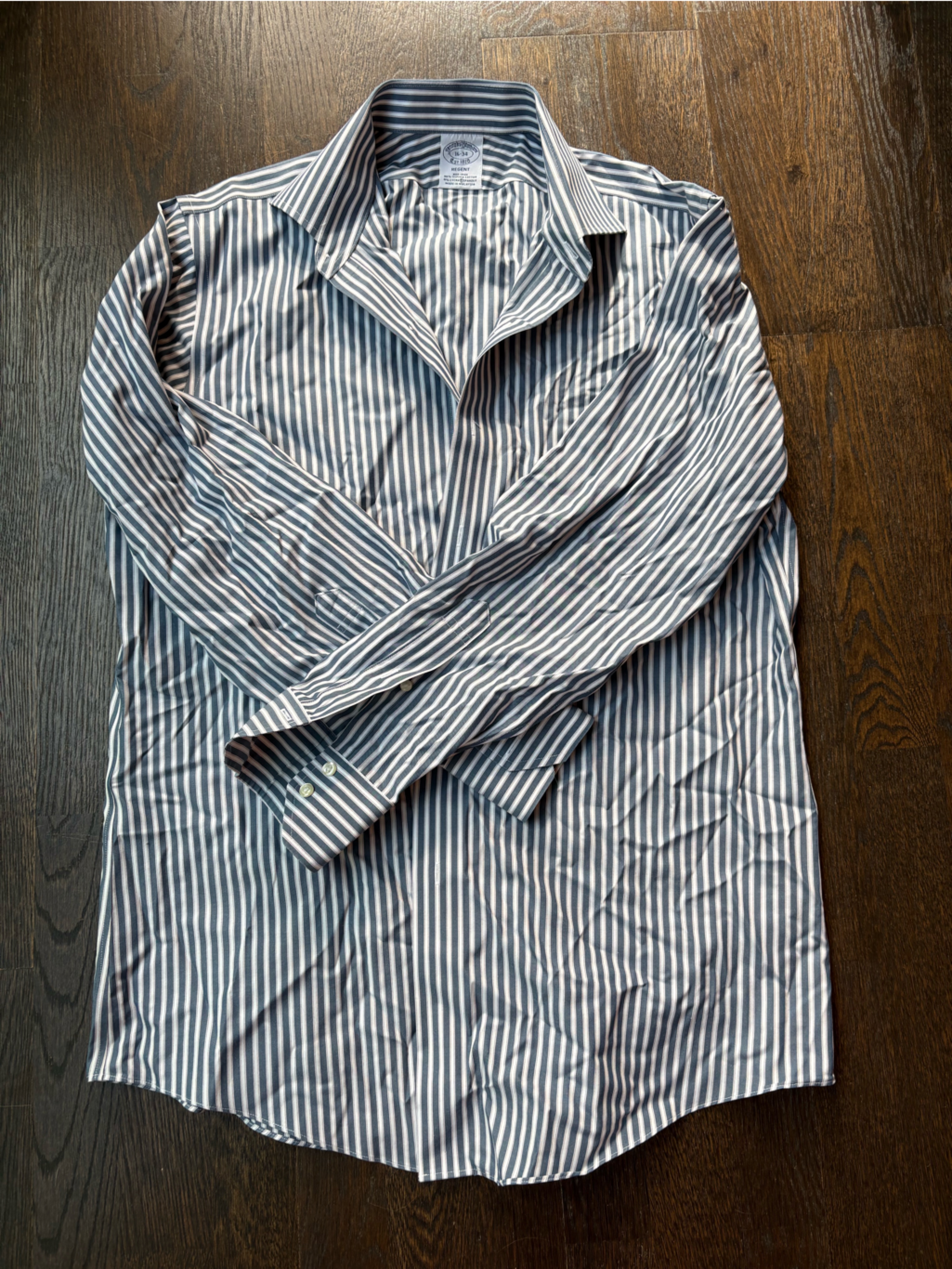 Brooks Brothers Regent Shirt - Blue/White